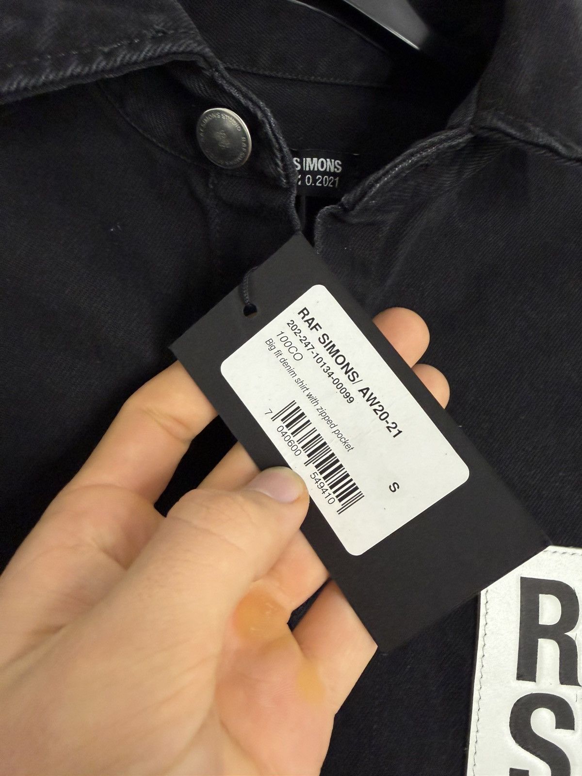 Raf Simons Raf Simons AW20-21 Life On Mars Patch Denim Overshot Size US S / EU 44-46 / 1 - 5 Thumbnail