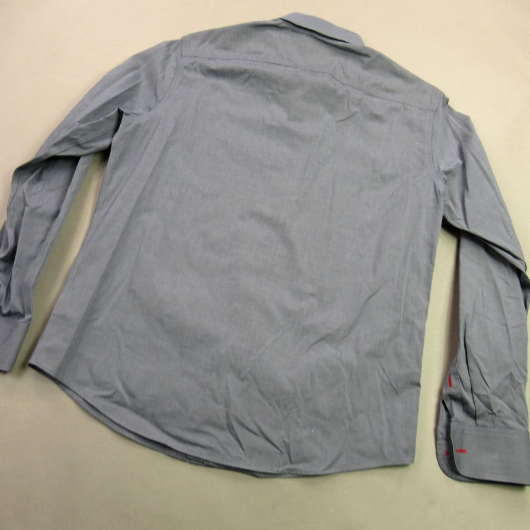 UNTUCKit UNTUCKit Shirt Mens Large Long Sleeve Button Front Casual Gray Lightweight Size US L / EU 52-54 / 3 - 6 Thumbnail