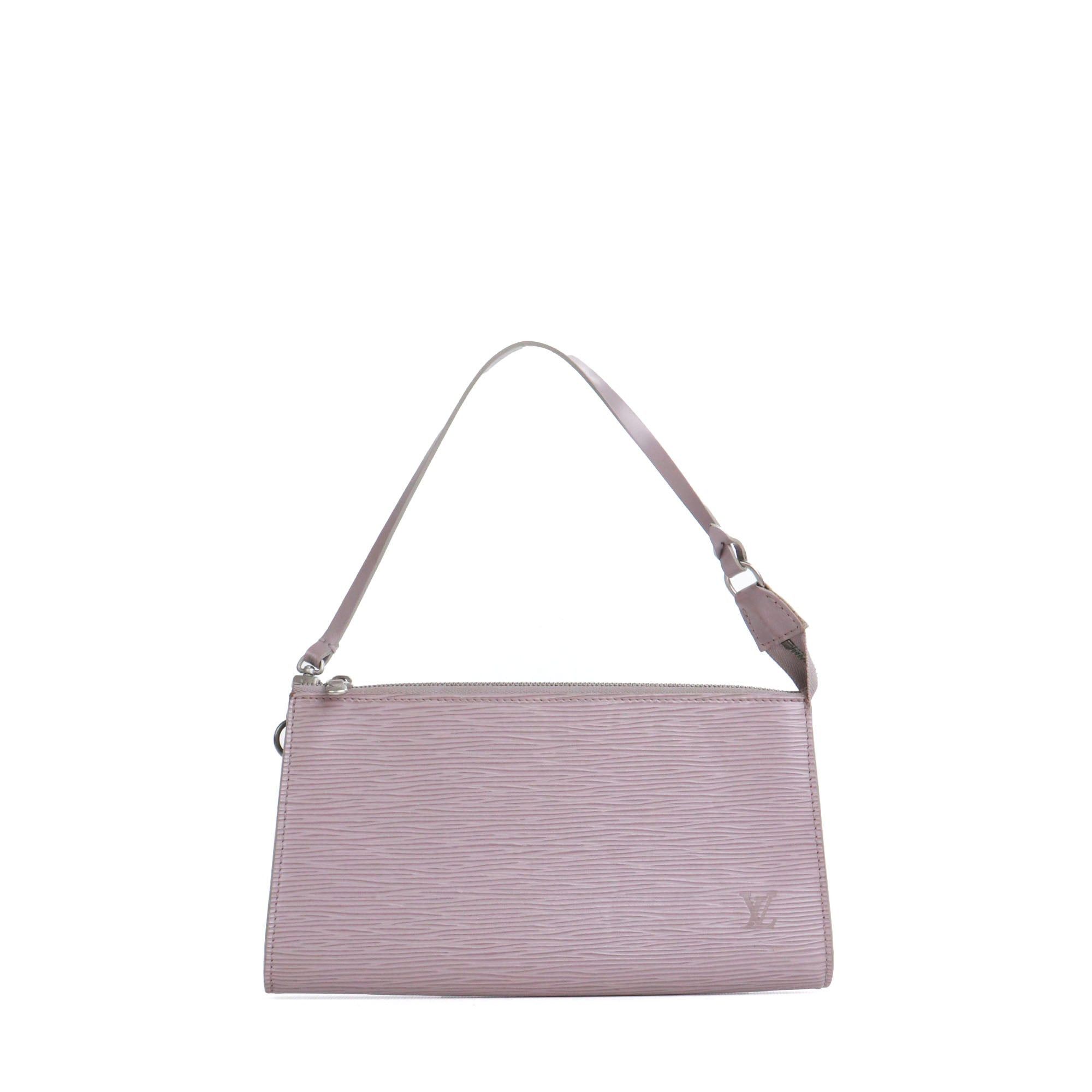 Louis Vuitton LOUIS VUITTON - Louis Vuitton Accessory Pochette Bag in mauve epi leather Size ONE SIZE - 1 Thumbnail