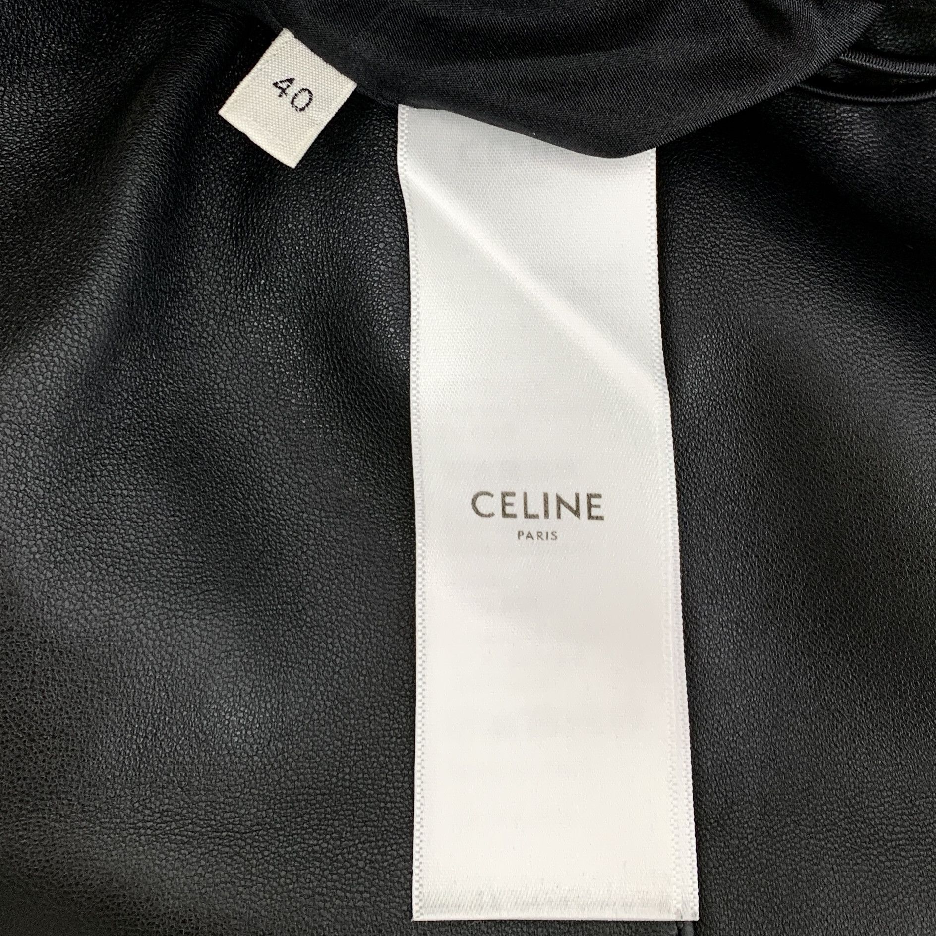 Celine Celine Arc Leather Skirt Black (40) Size 27" / US 4 / IT 40 - 7 Thumbnail