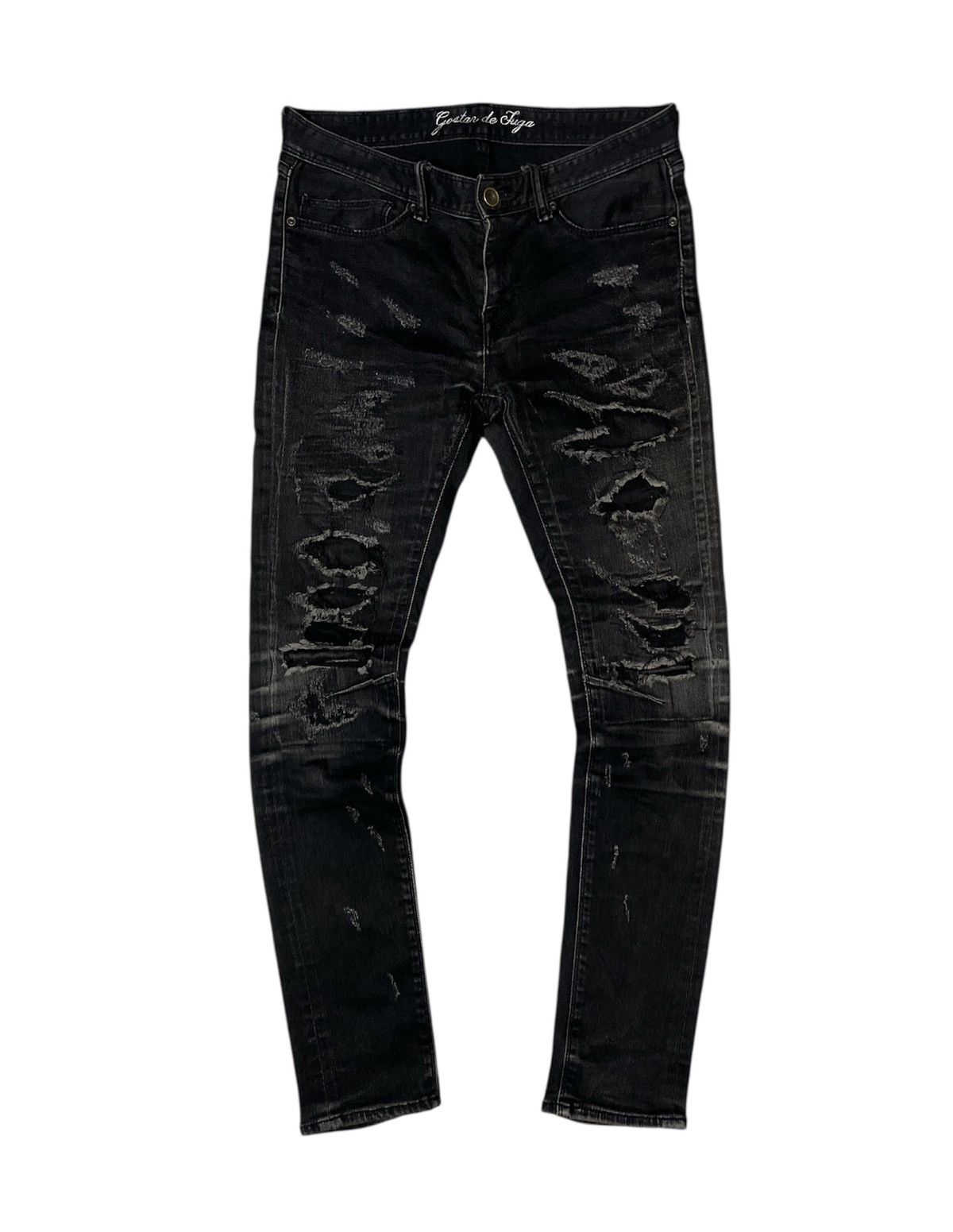 Gostar De Fuga LGB Style Distressed Jeans