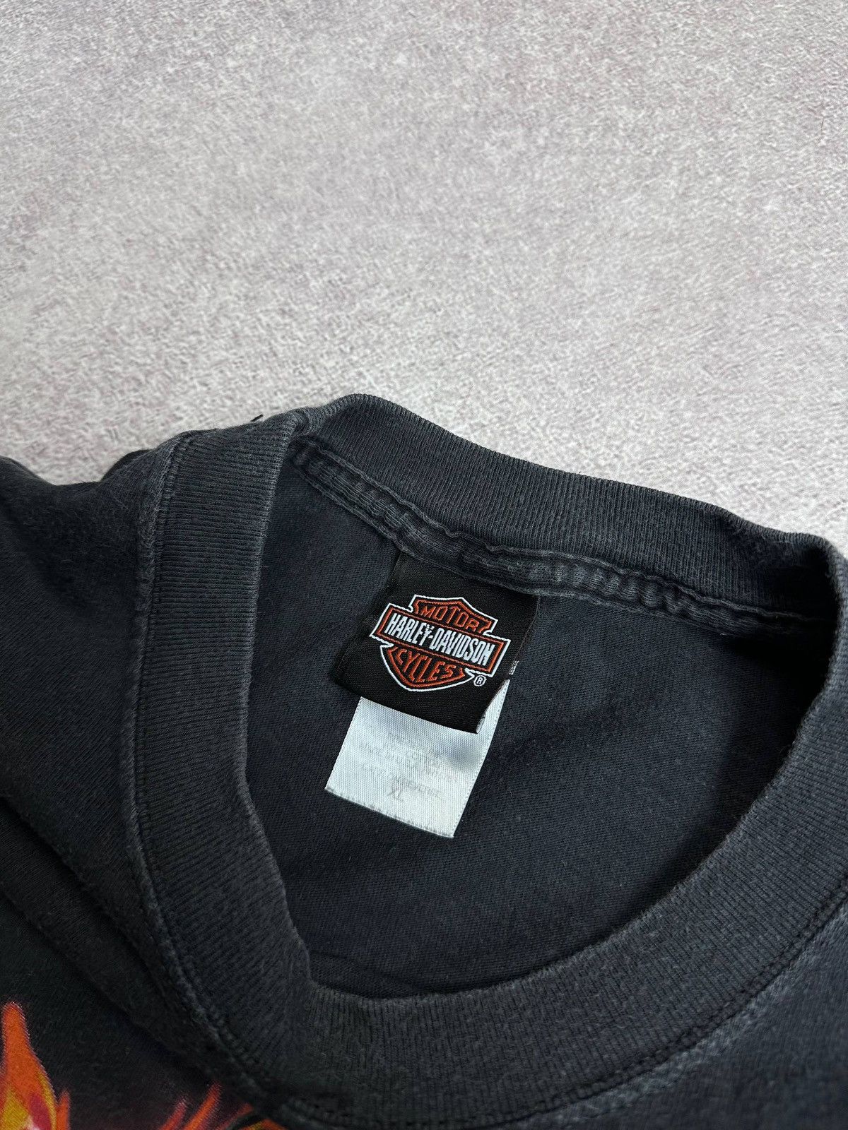 Harley Davidson Vintage Harley Davidson Y2K Biker Boxy T-shirt XL Size US XL / EU 56 / 4 - 4 Thumbnail