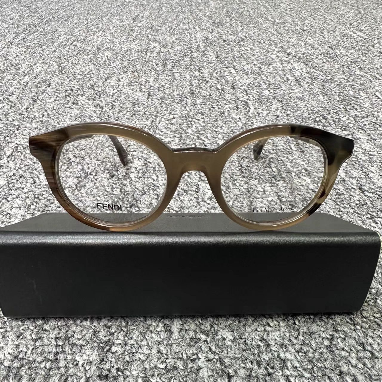 Fendi Fendi Acetate Frame Clear Glasses K12 Size ONE SIZE - 2 Thumbnail