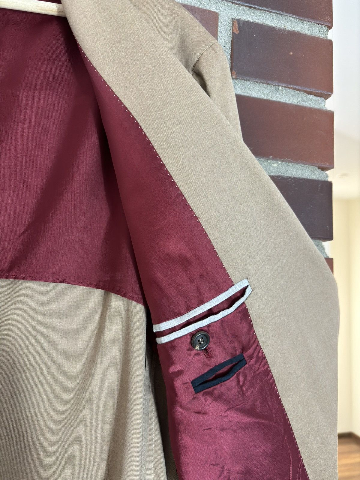 Brunello Cucinelli × Designer Brunello Cucinelli Silk Wool Blazer Blazer Suit Jacket Size 44R - 8 Thumbnail