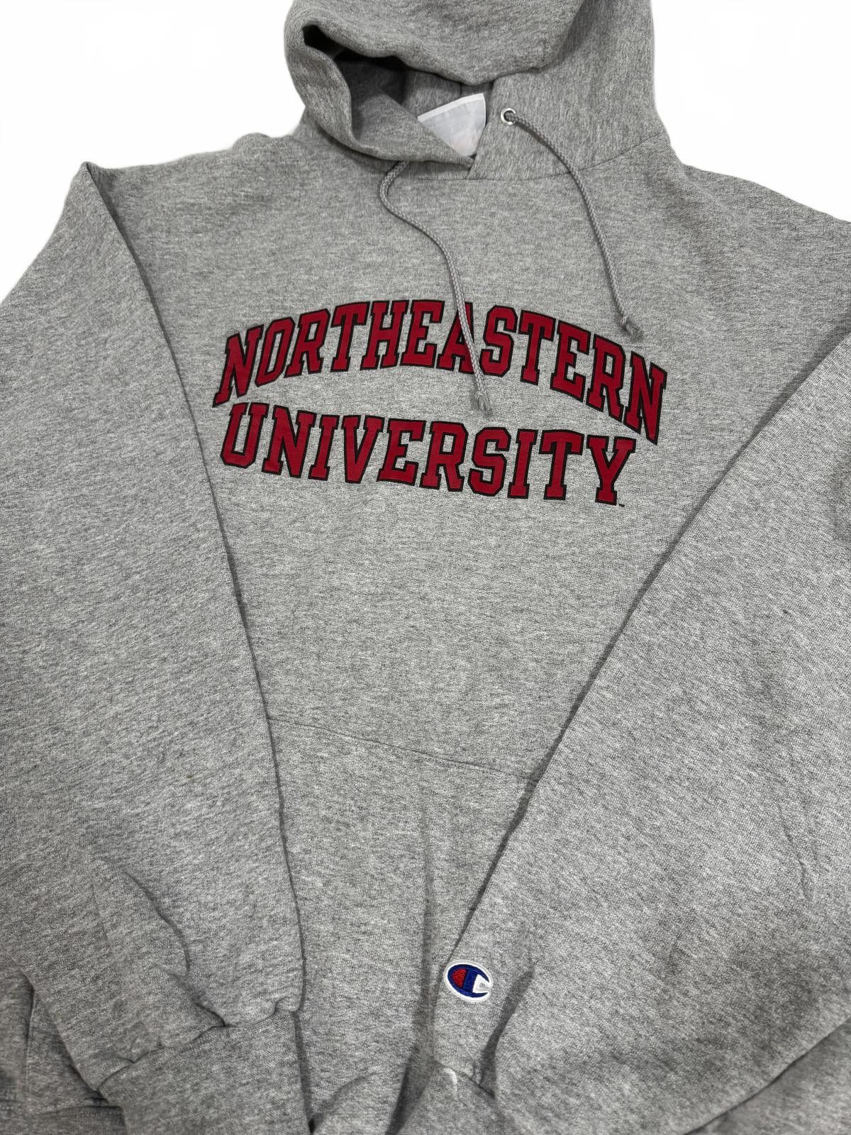 Champion Champion Northeastern University Grey Hoodie Large Size US L / EU 52-54 / 3 - 3 Thumbnail