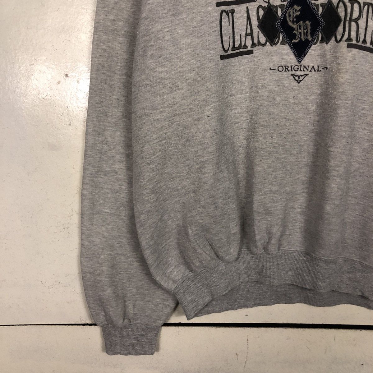 Japanese Brand 📌D's British Vintage Sweatshirt Big Logo Punk Theme Style Size US M / EU 48-50 / 2 - 6 Thumbnail