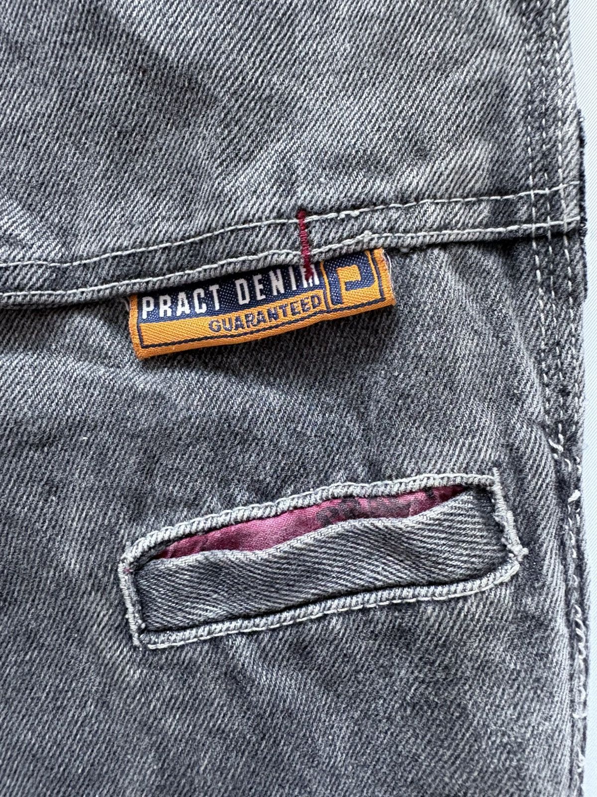 JNCO × Japanese Brand PRACT DENIM BAGGY JEANS Size US 30 / EU 46 - 3 Thumbnail