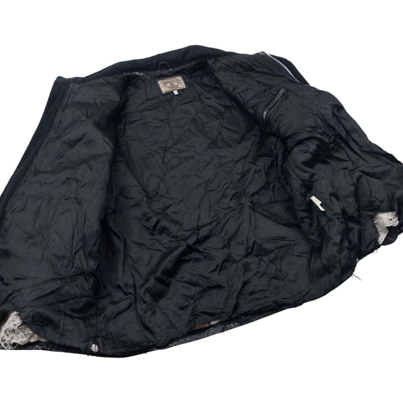 Other Vintage 80s Armani Jeans Zip Up Leather Jacket Size XL Size US XL / EU 56 / 4 - 4 Thumbnail