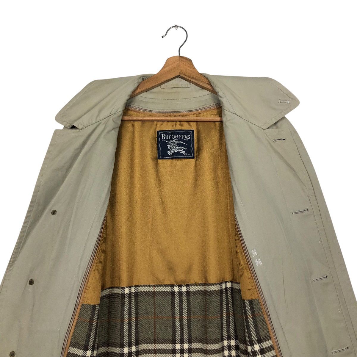 Burberry 📌Vintage Long Jacket Burberrys Nova Check Blanket Tartan Size US M / EU 48-50 / 2 - 16 Thumbnail