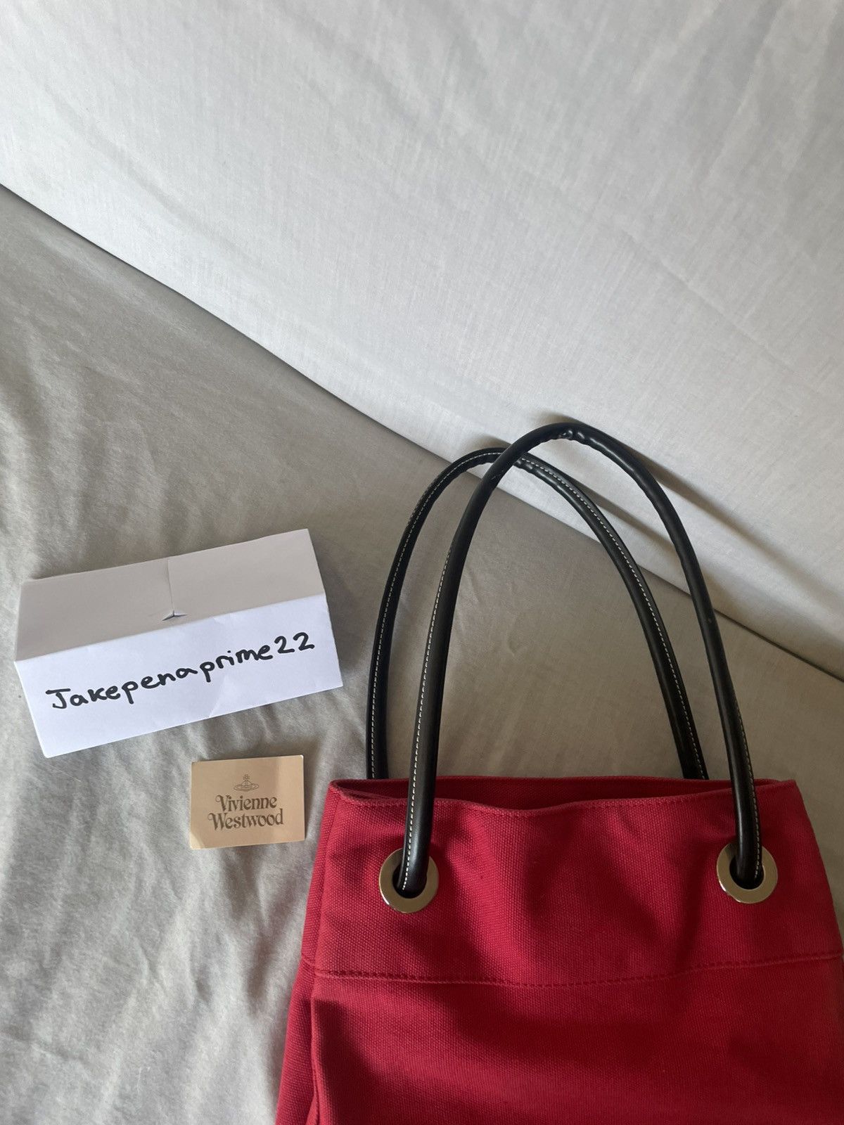 Vivienne Westwood Vivienne Westwood ‘Too fast to live’ red skull tote bag Size ONE SIZE - 13 Thumbnail