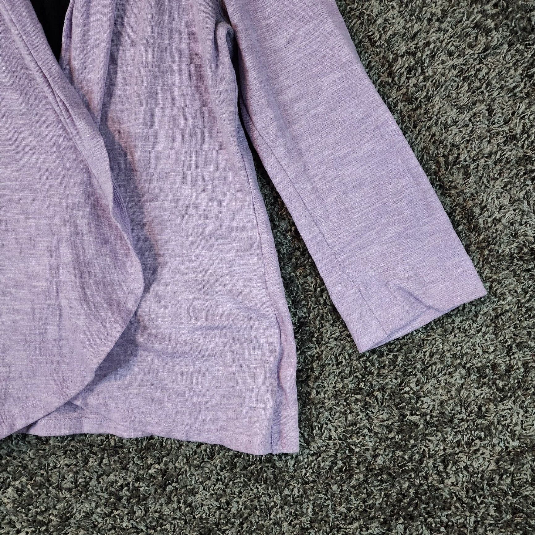 Vintage Notations Womens Purple Long Sleeve Pullover Cardigan Sweater Size M Size M / US 6-8 / IT 42-44 - 2 Thumbnail