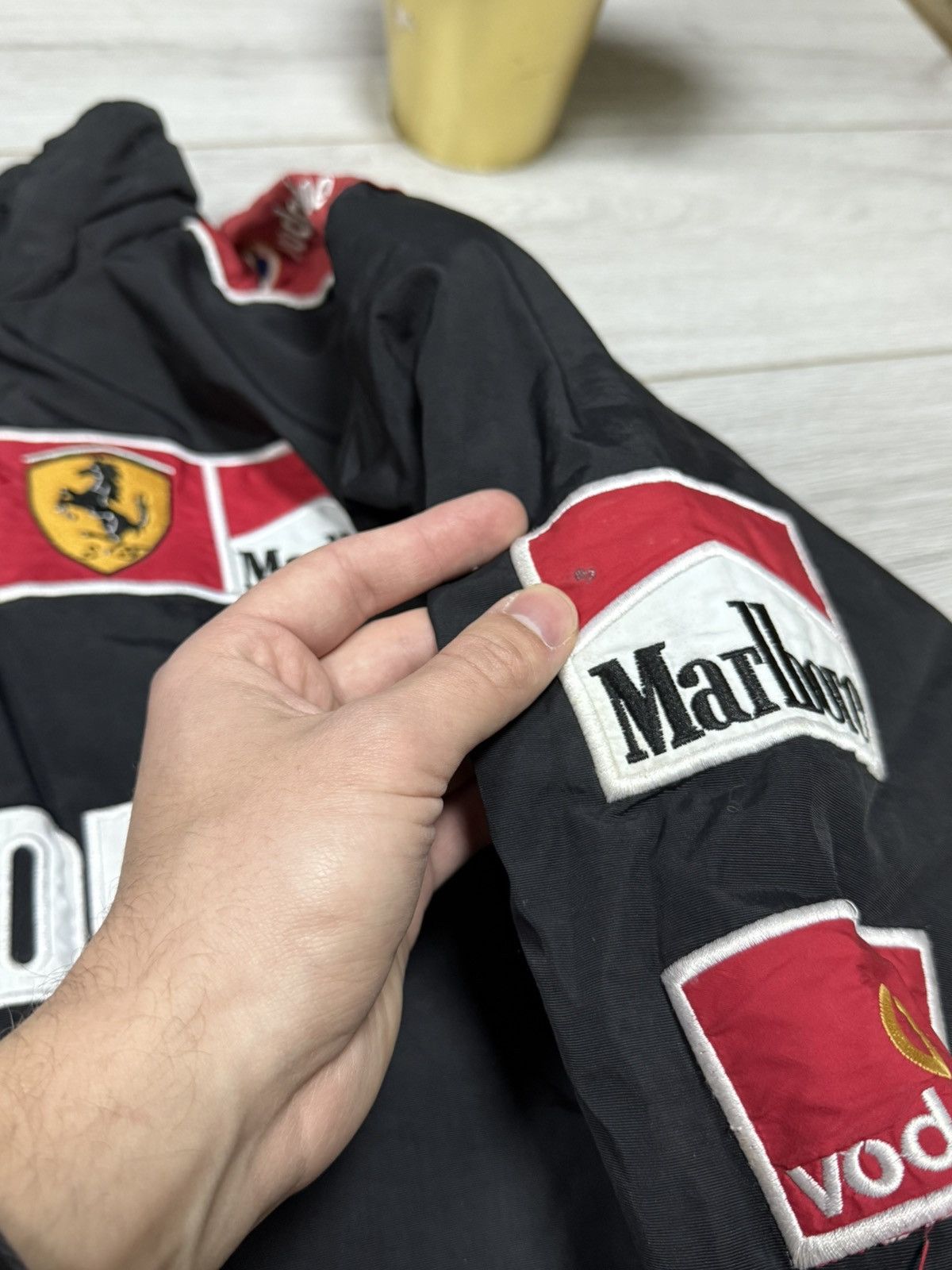 Marlboro Ferrari Marlboro Chase shell Vodafone vintage racing bomber Size US L / EU 52-54 / 3 - 5 Thumbnail