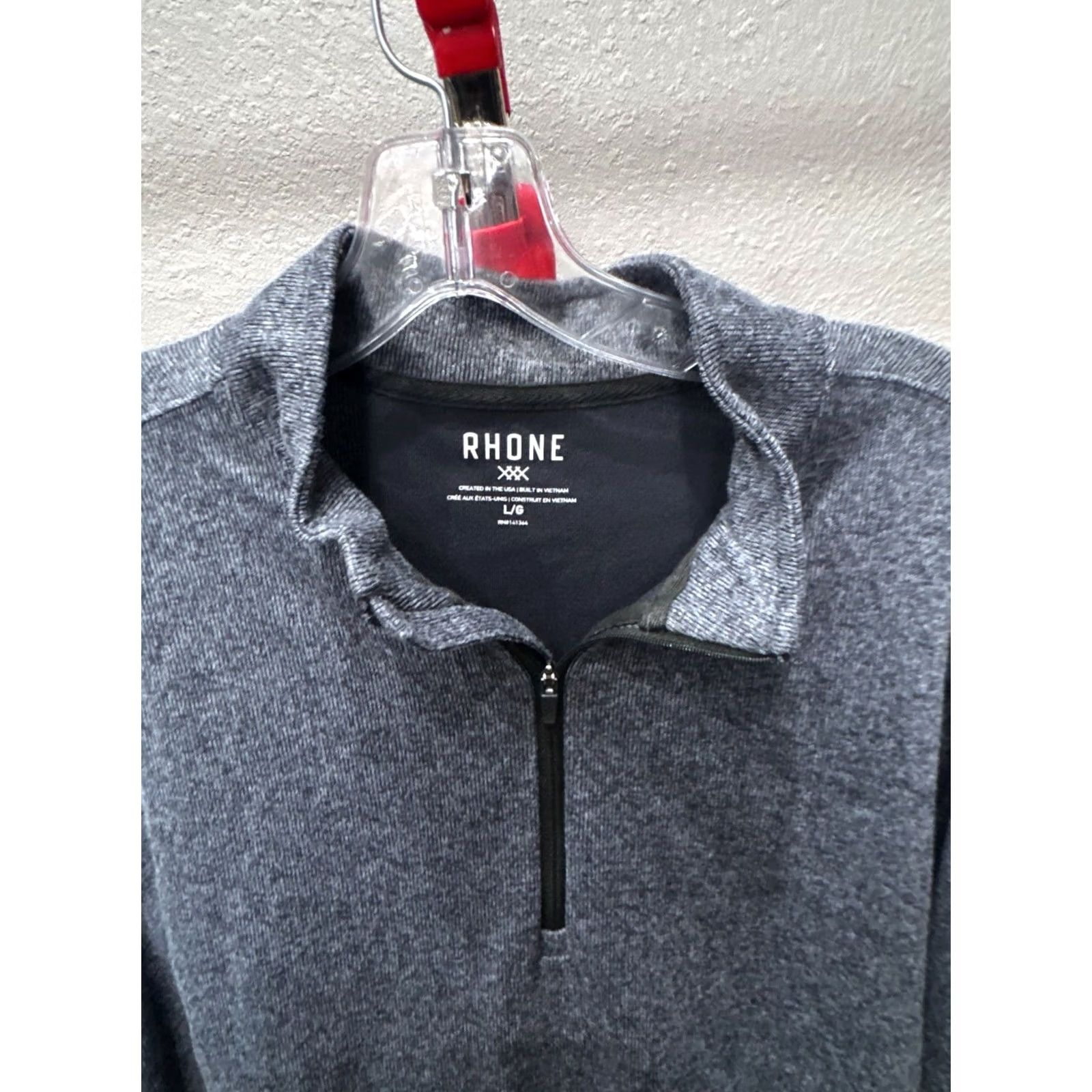 Rhone Rhone Long Sleeve Zippered SWEATER Large L Mens Shirt Multicolor 90s Style Size US L / EU 52-54 / 3 - 5 Thumbnail