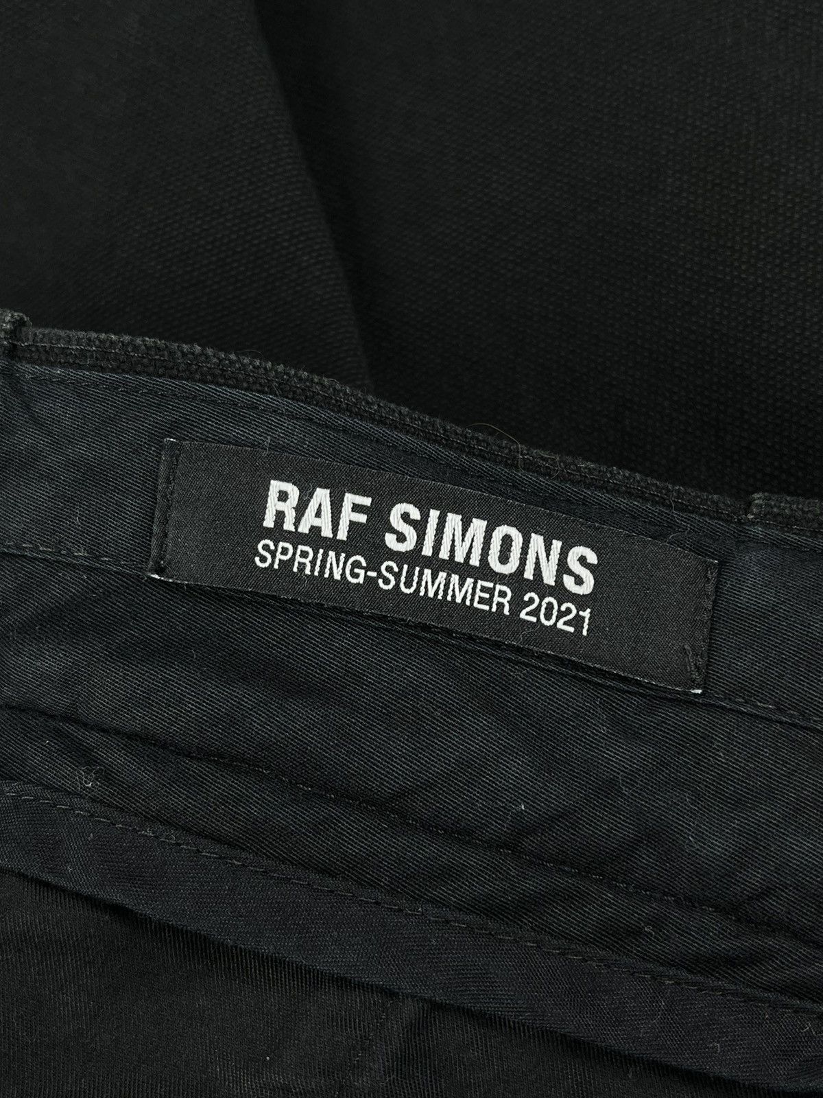 Raf Simons SS21 Raf Simons Heavy Canvas Flared Crop Pants Size US 28 / EU 44 - 7 Thumbnail