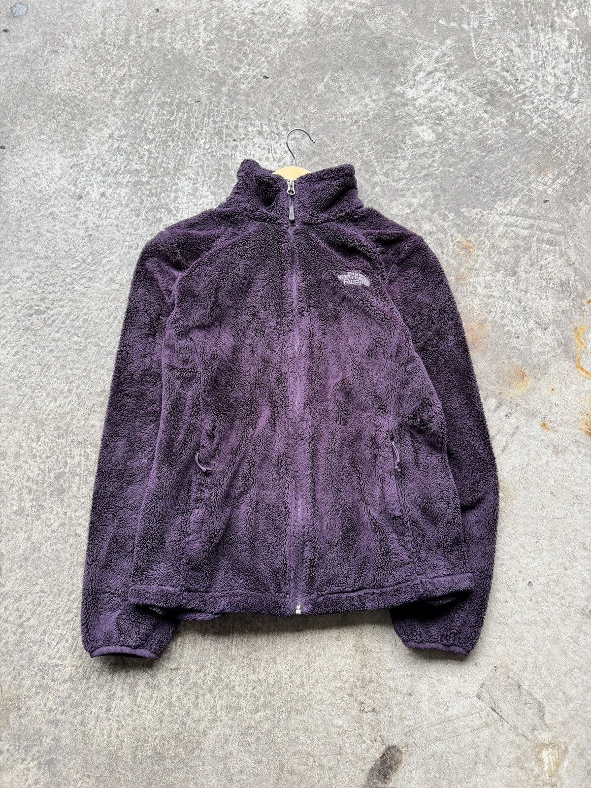 Japanese Brand × The North Face Vintage Y2K TNF purple soft fleece zip up Sherpa sweater Size US XS / EU 42 / 0 - 1 Thumbnail