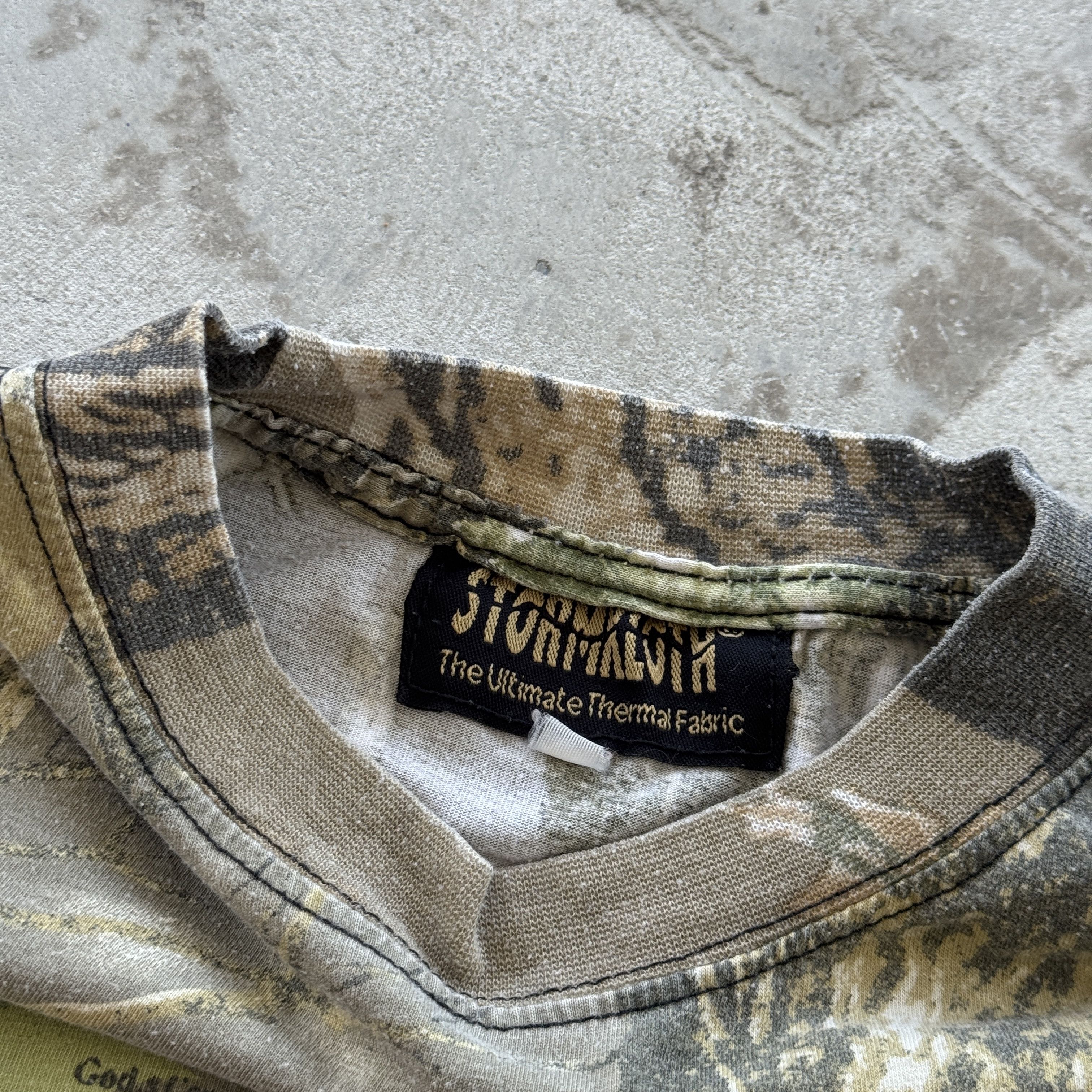 Realtree Vintage Stuntman Stormkloth Real Tree Camo Thermal T-Shirt Size US M / EU 48-50 / 2 - 4 Thumbnail