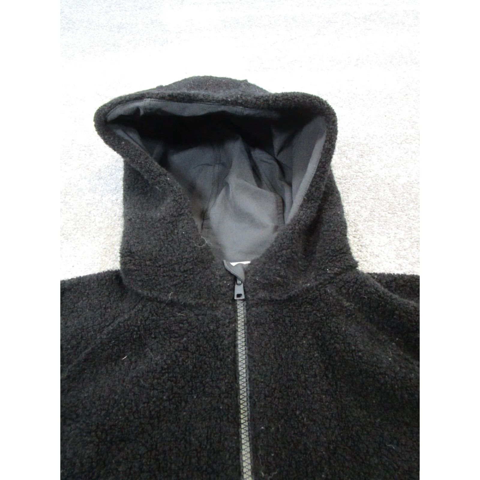 Outdoor Voices Outside Voices Outdoor Wool Anorak Jacket Womens Small Black Wool Blend Lining Solid Winter Fall Spring Regular Mens? Womens Size S / US 4 / IT 40 - 2 Thumbnail