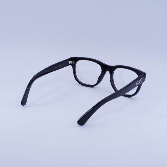 Gucci Gucci GG1796O 001 Eyeglasses Shiny Black 52mm Square Frame Size ONE SIZE - 9 Thumbnail