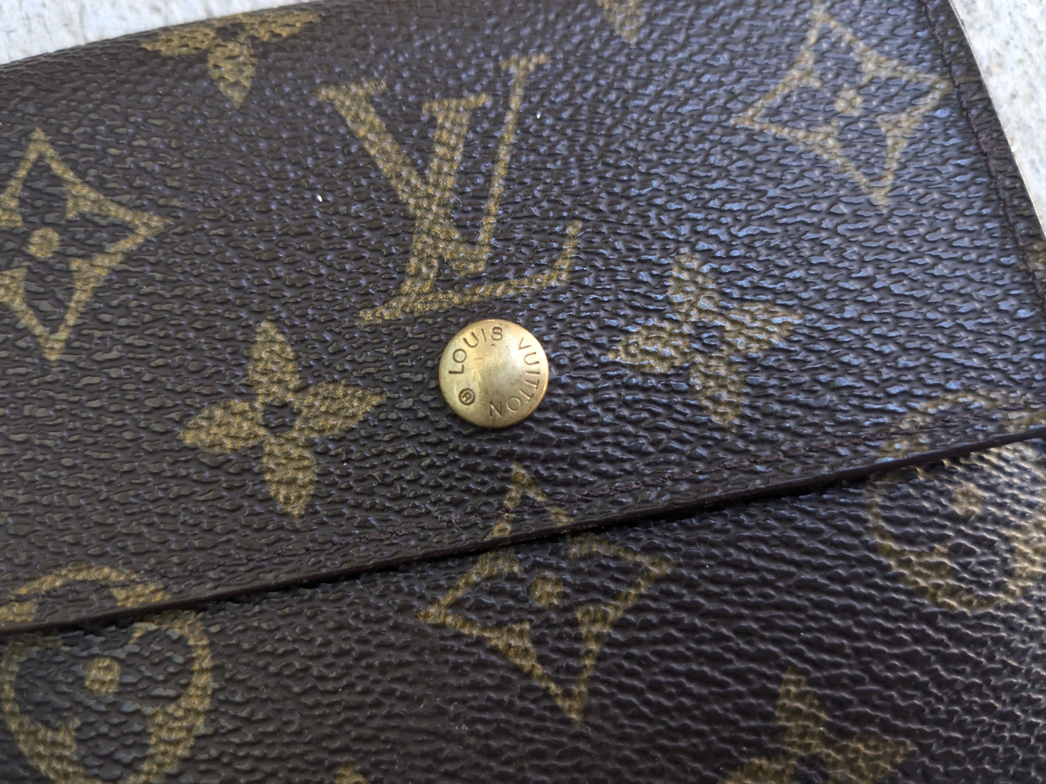 Louis Vuitton Louis Vuitton Wallet Trifold Canvas Monogram Leather Size ONE SIZE - 5 Thumbnail