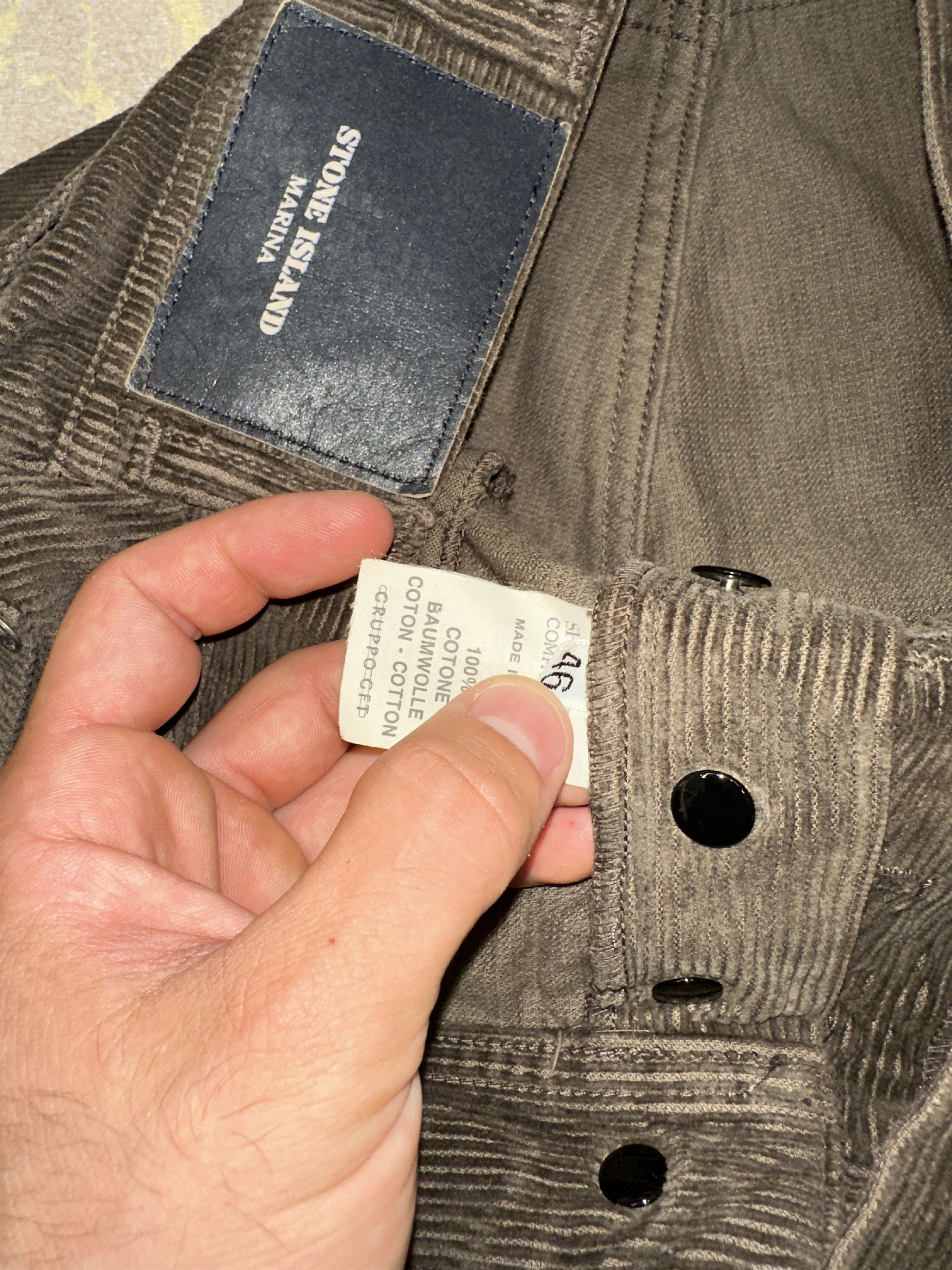 Stone Island Archive Stone Island Marina 1997 Corduroy Trousers Size 46 Size US 30 / EU 46 - 8 Thumbnail