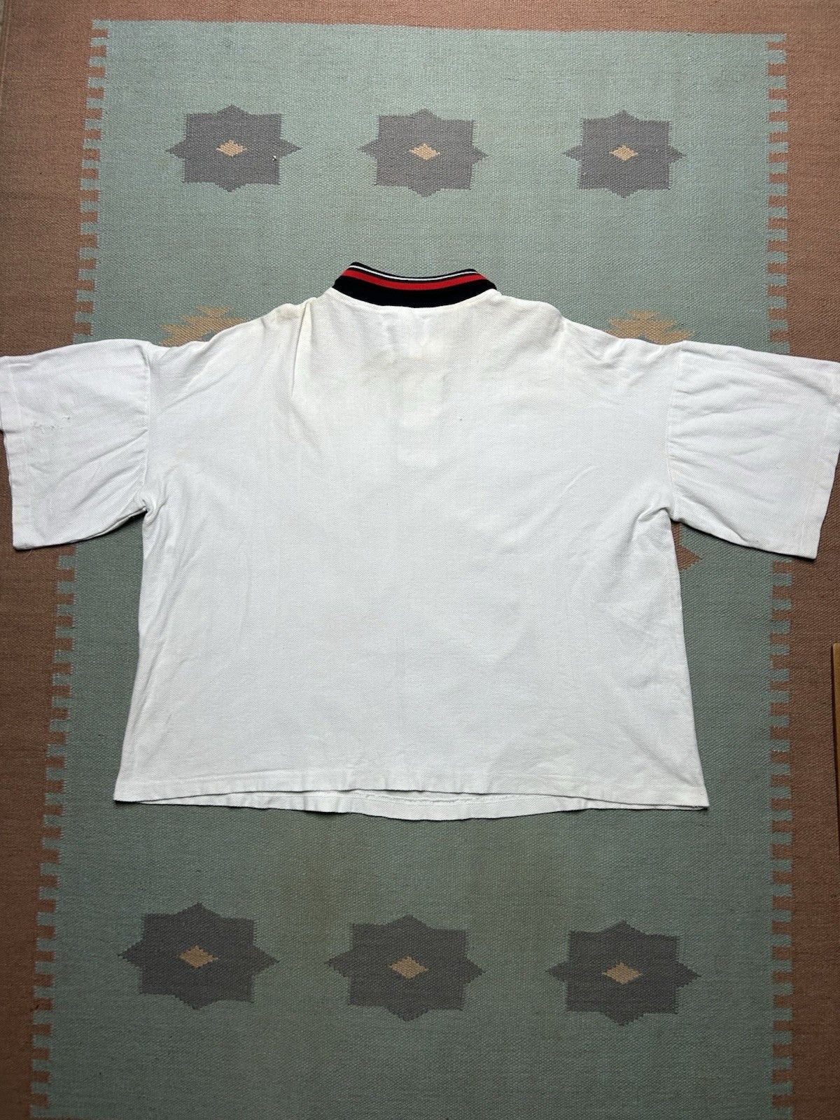 Vintage Vintage 90s Nike air polo shirt boot jordan made USA boxy XL Size US XL / EU 56 / 4 - 2 Thumbnail