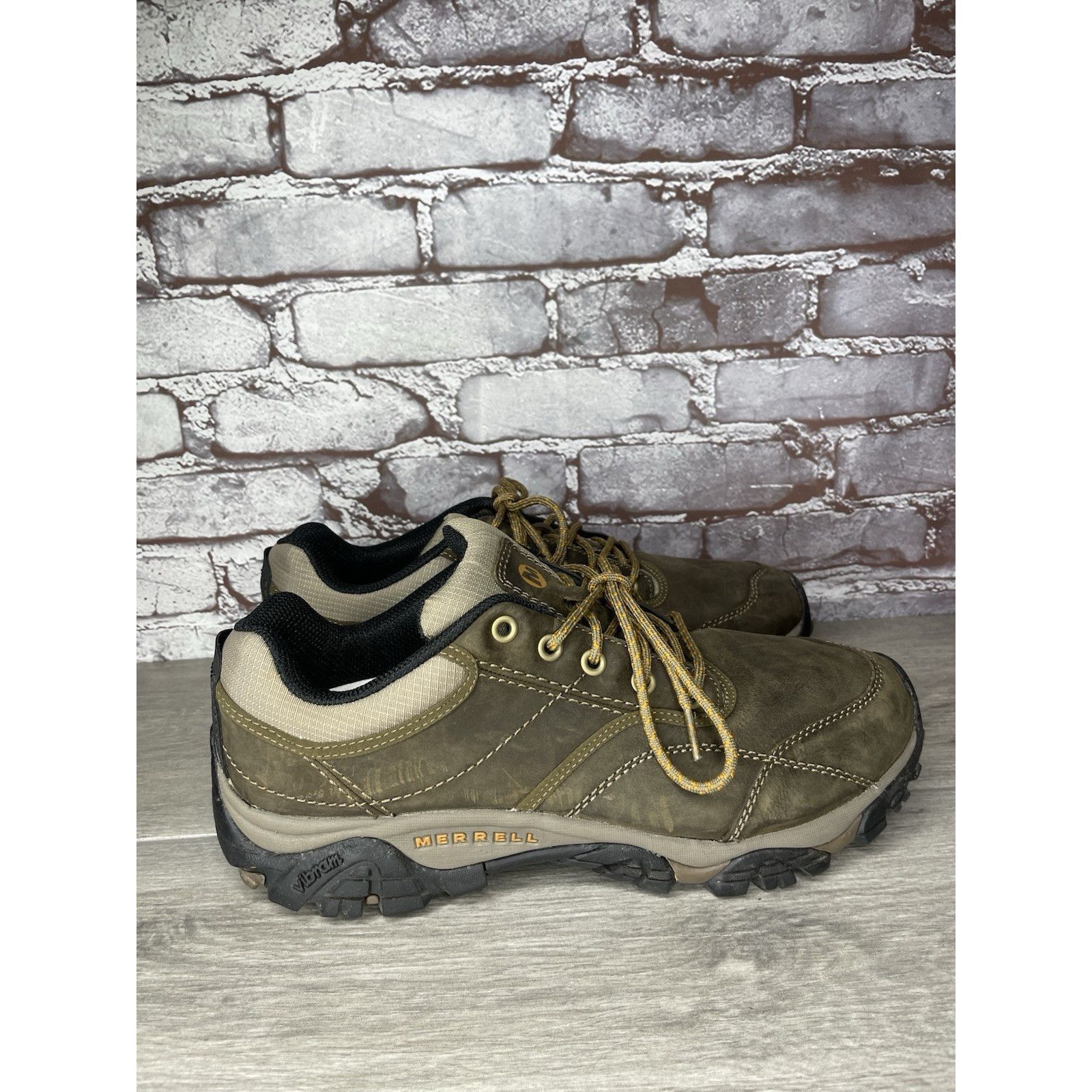Merrell Merrell Kangaroo Performance Leather Trail Hiking Shoes Vibr Size US 12 / EU 45 - 15 Thumbnail
