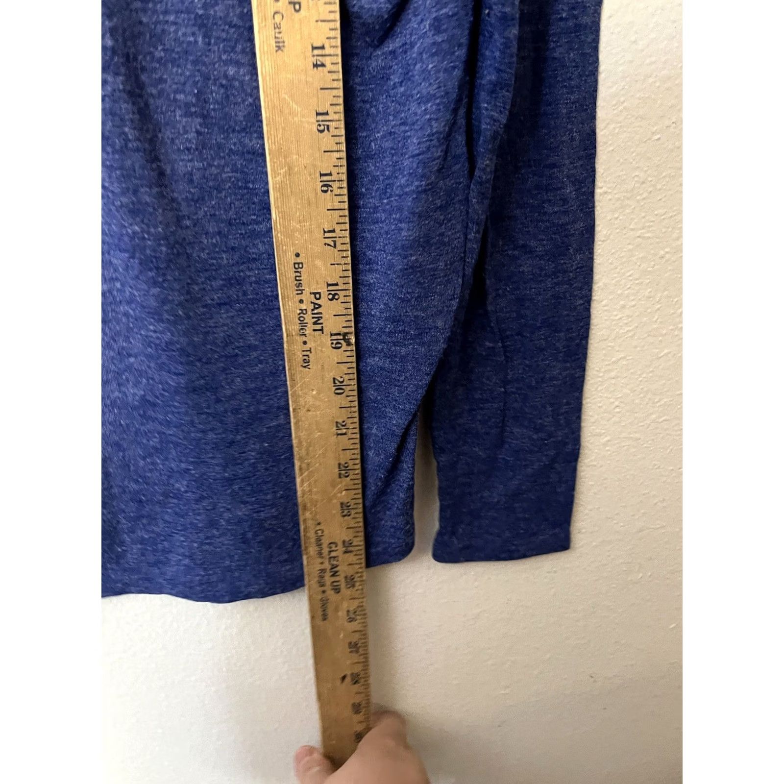 Old Navy Old Navy Women's Top S Blue Crew Neck Long Sleeve Rayon Blend T-Shirt Shirt Vintage No Size S / US 4 / IT 40 - 4 Thumbnail