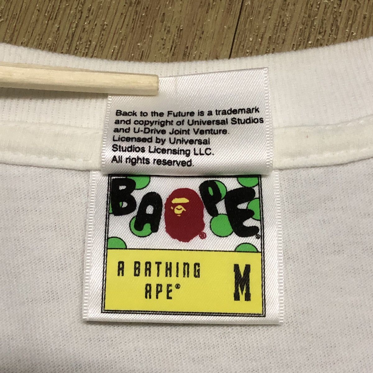Bape Baby Milo Back To The Future Sciene Fiction Film Tshirts Size US M / EU 48-50 / 2 - 7 Thumbnail