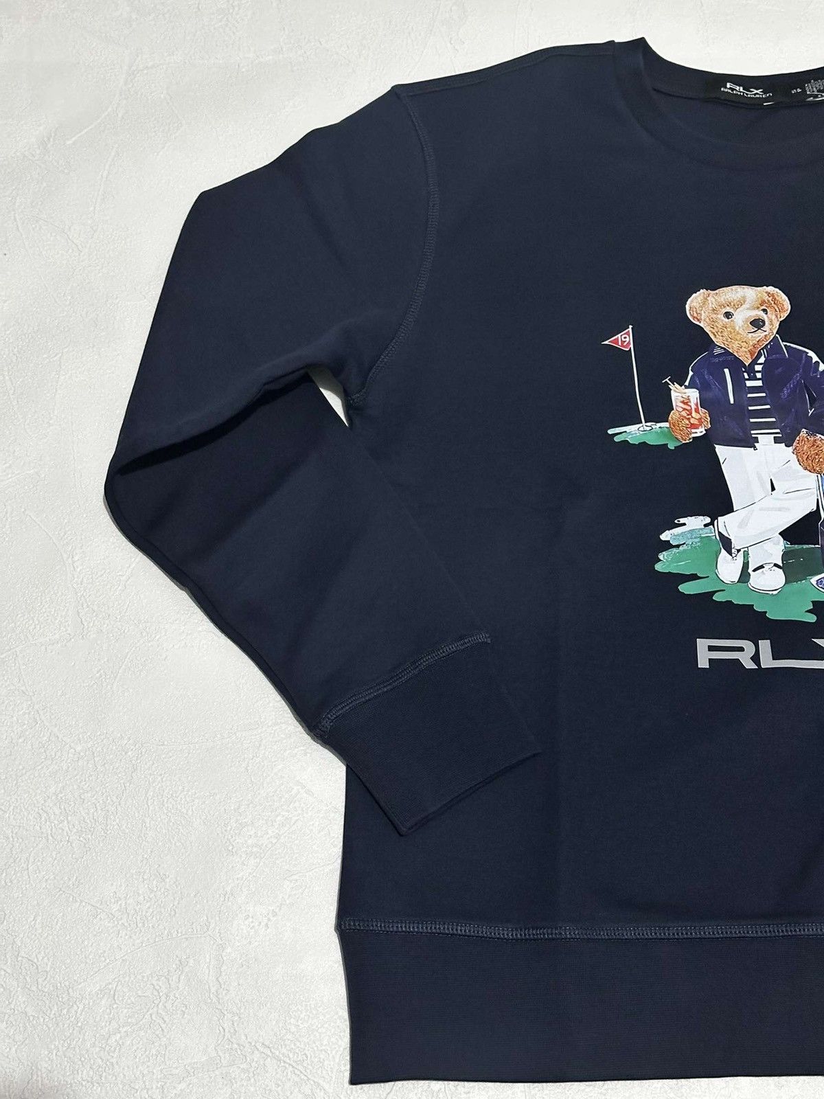 Polo Ralph Lauren × RLX Ralph Lauren × Ralph Lauren Sweatshirt Ralph Lauren Polo Bear Double Knit Size US S / EU 44-46 / 1 - 4 Thumbnail