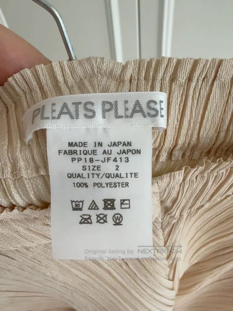 Issey Miyake Issey Miyake Disc-shaped Irregular Pants Light Beige Size 25" / US 0 / IT 36 - 4 Thumbnail