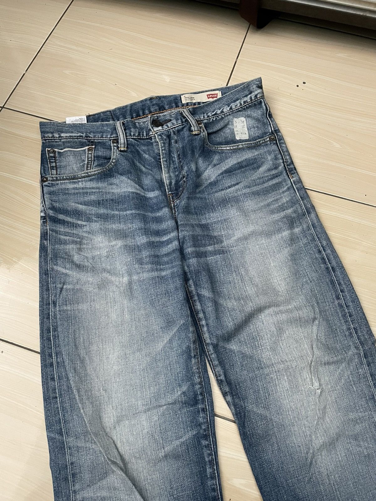 Levi's Vintage Clothing Levis selvedge Made in japan distressed Size US 33 - 2 Thumbnail