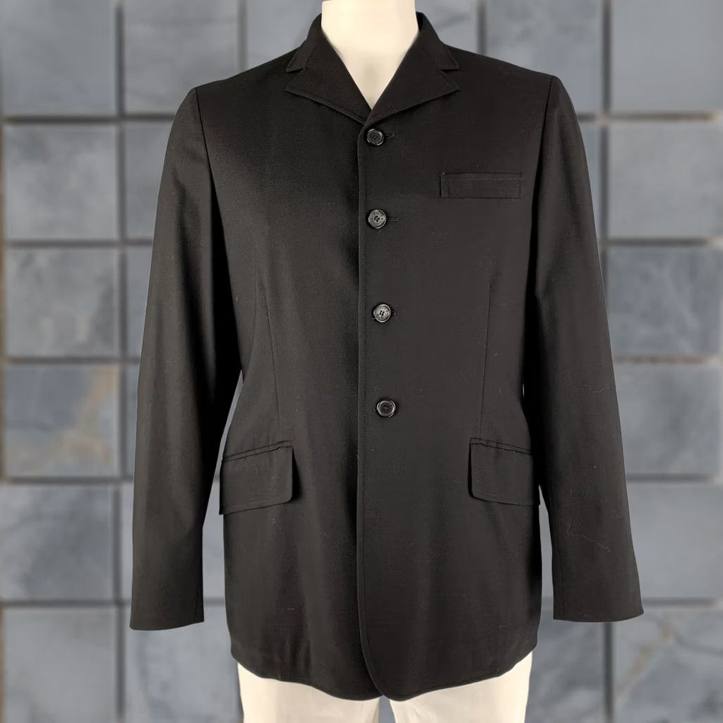 Dolce & Gabbana DOLCE & GABBANA Jacket Size 40 Black Cashmere Blend Jacket Men Black 40 Cashmere Blend Italy 40 Chest 45 in. - Vintage? No, not vintage. Size US XXS / EU 40 - 1 Thumbnail
