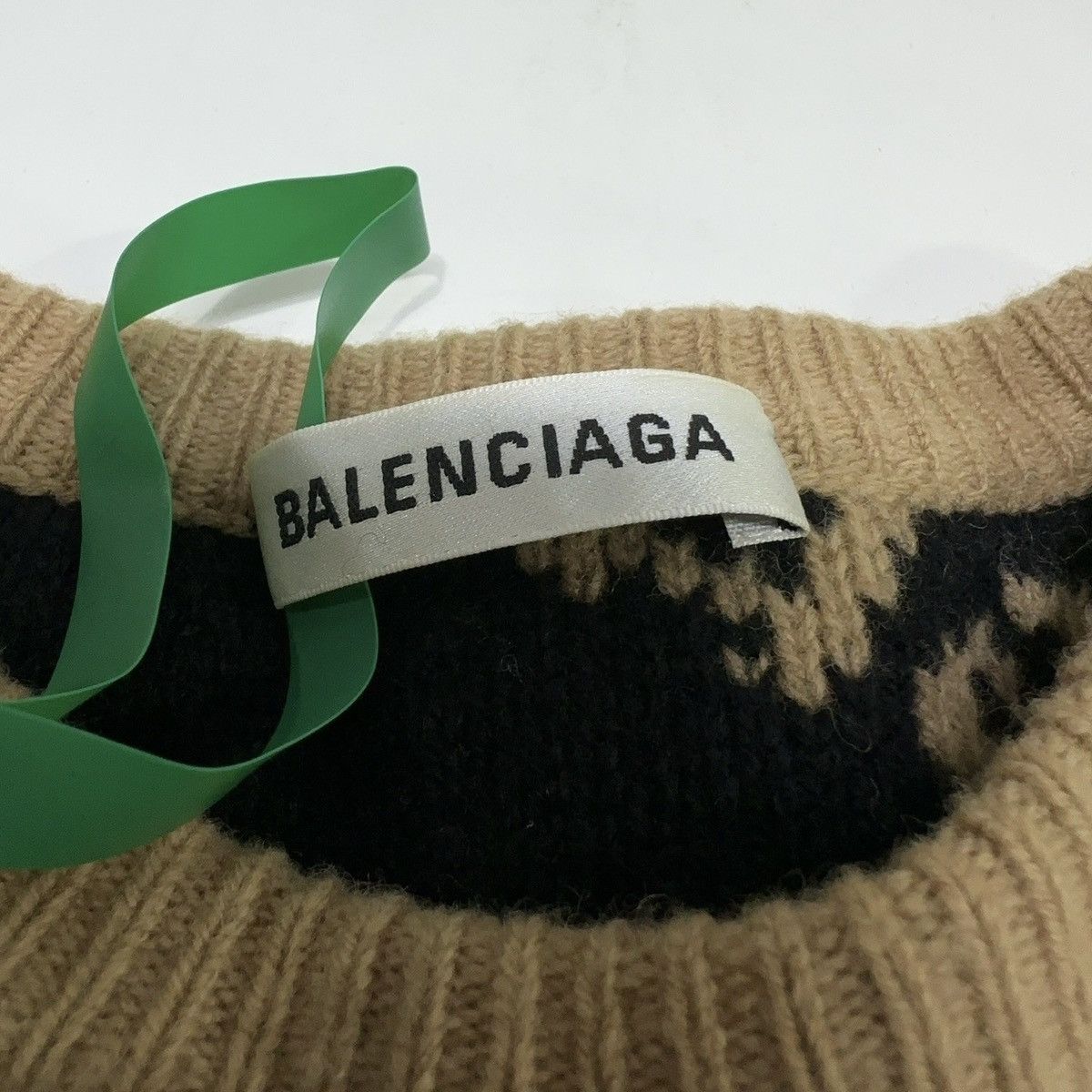 Balenciaga Balenciaga allover logo wool oversized sweater Size US XS / EU 42 / 0 - 3 Thumbnail