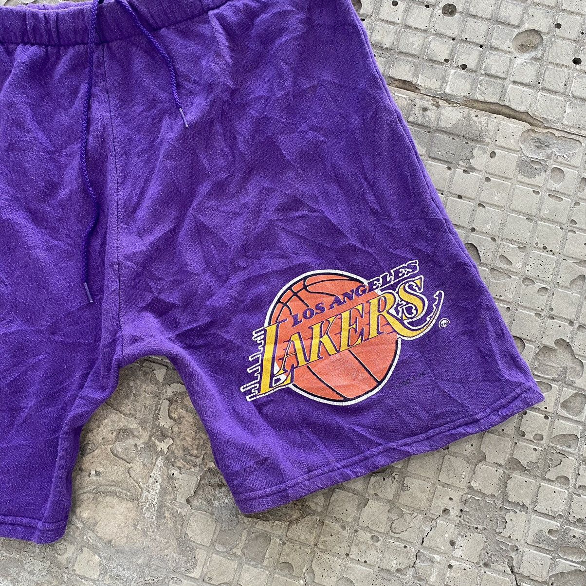NBA 90s Vintage LA Lakers NBA Washed Pack Pants Size US 30 / EU 46 - 3 Thumbnail