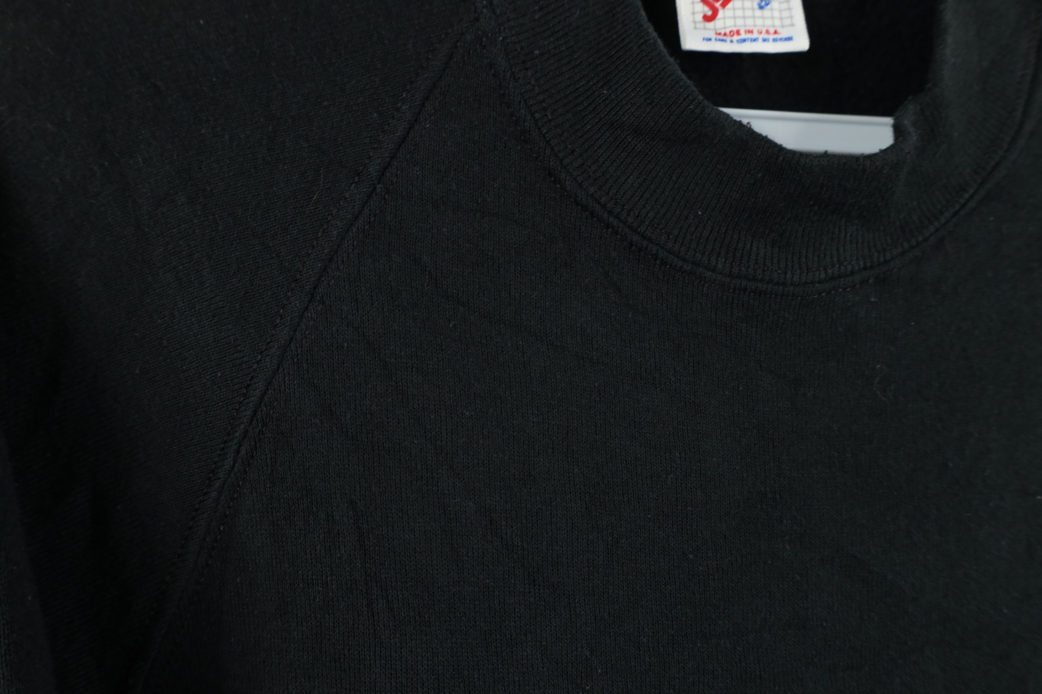 Vintage Vintage 90s Streetwear Crewneck Sweatshirt Black USA Size US L / EU 52-54 / 3 - 4 Thumbnail
