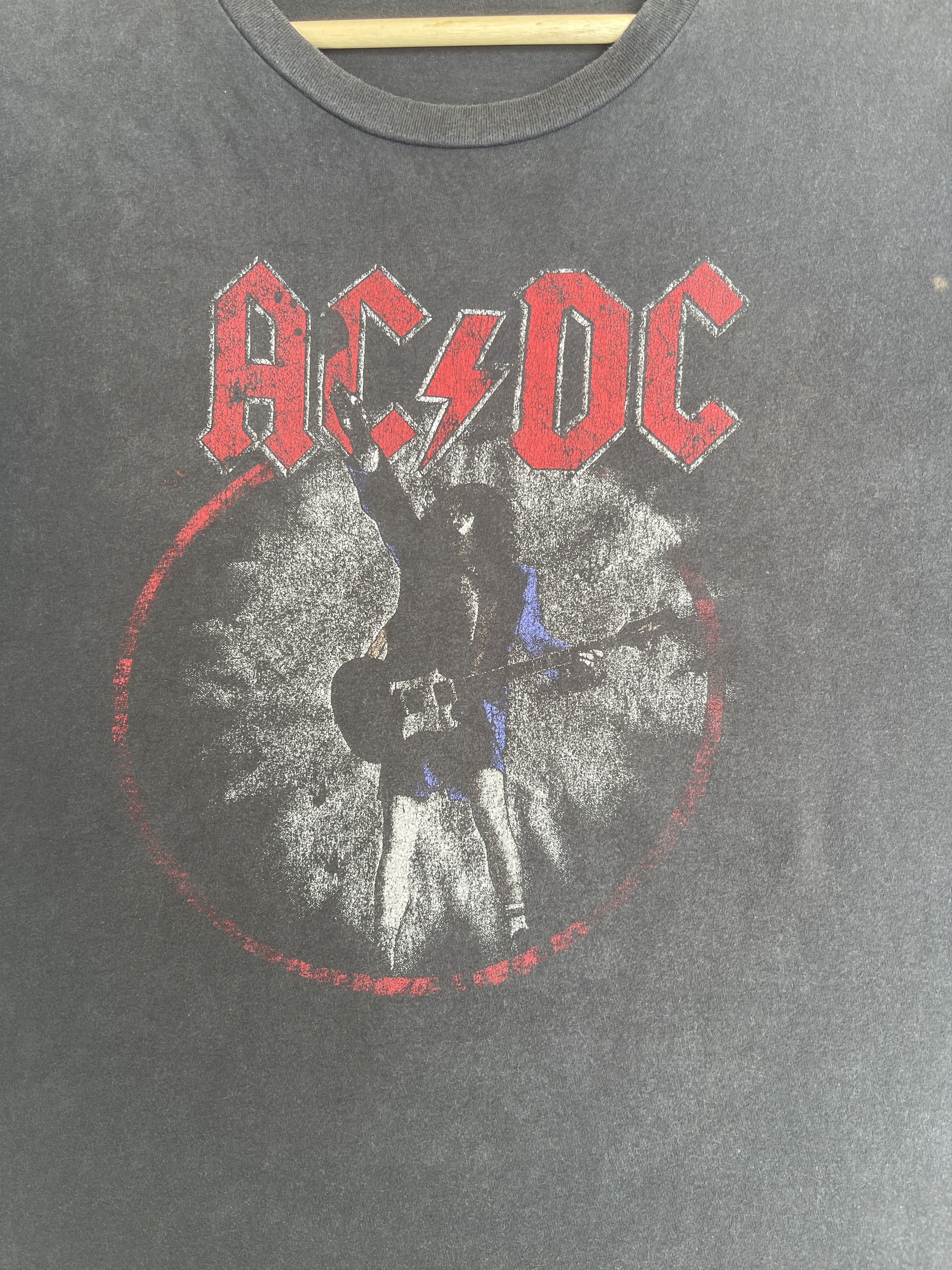 Band Tees Last Drop🔥Rare🔥Vintage Band ACDC World Tour Faded T-Shirt Size US L / EU 52-54 / 3 - 12 Thumbnail