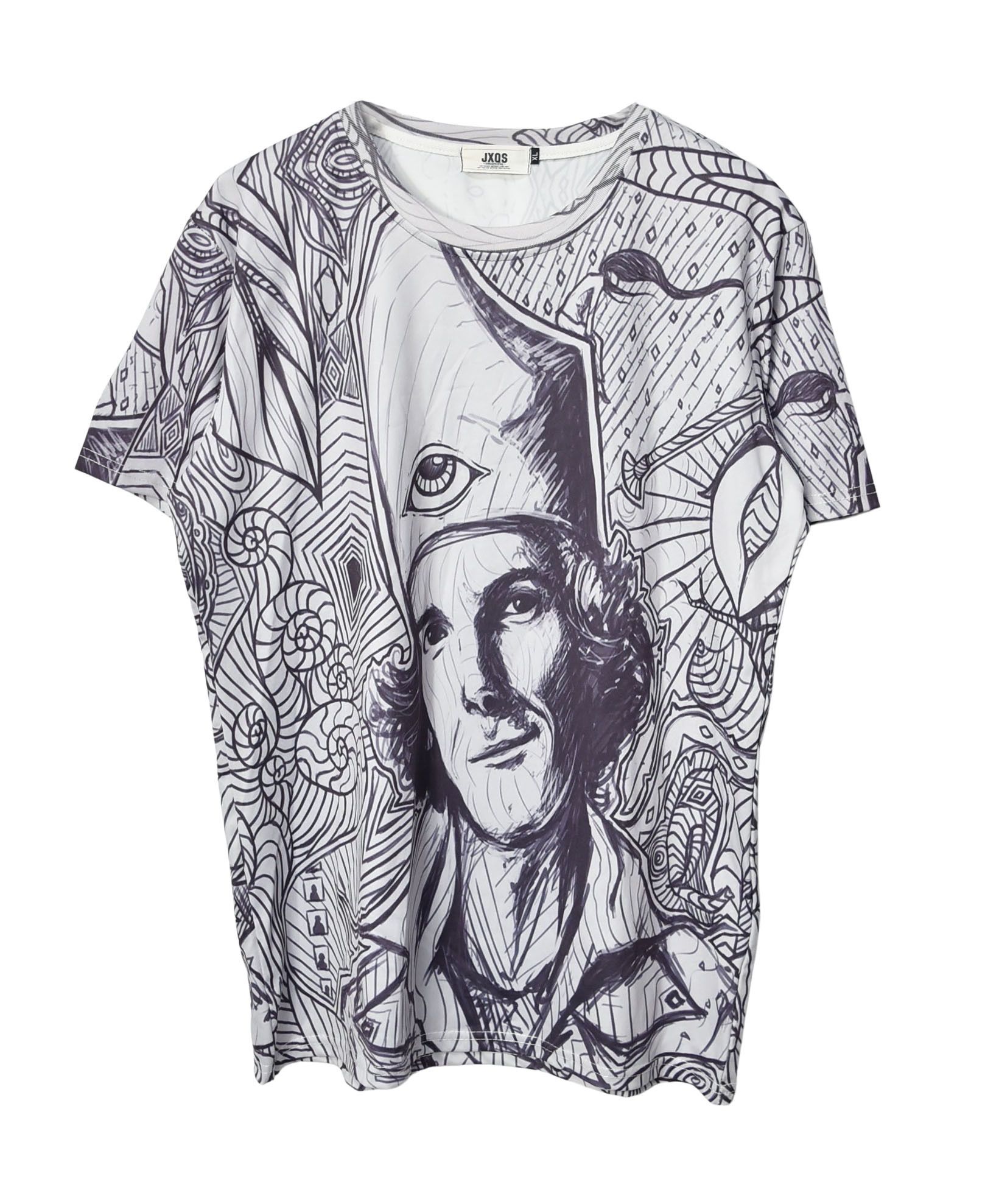 Japanese Brand graphic t-shirt tee 23410 - 0492 50 Size US XL / EU 56 / 4 - 1 Thumbnail