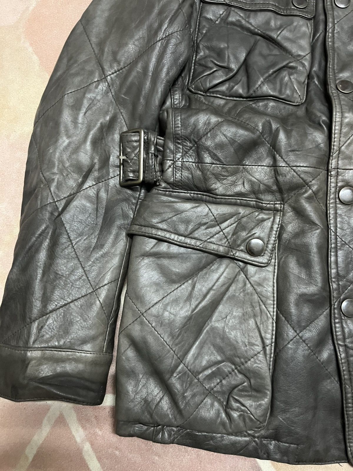 Journal Standard 💥MEGA RARE💥JOURNAL STANDARD COWSKIN MULTIPOCKETED BIKERS Size US M / EU 48-50 / 2 - 9 Thumbnail