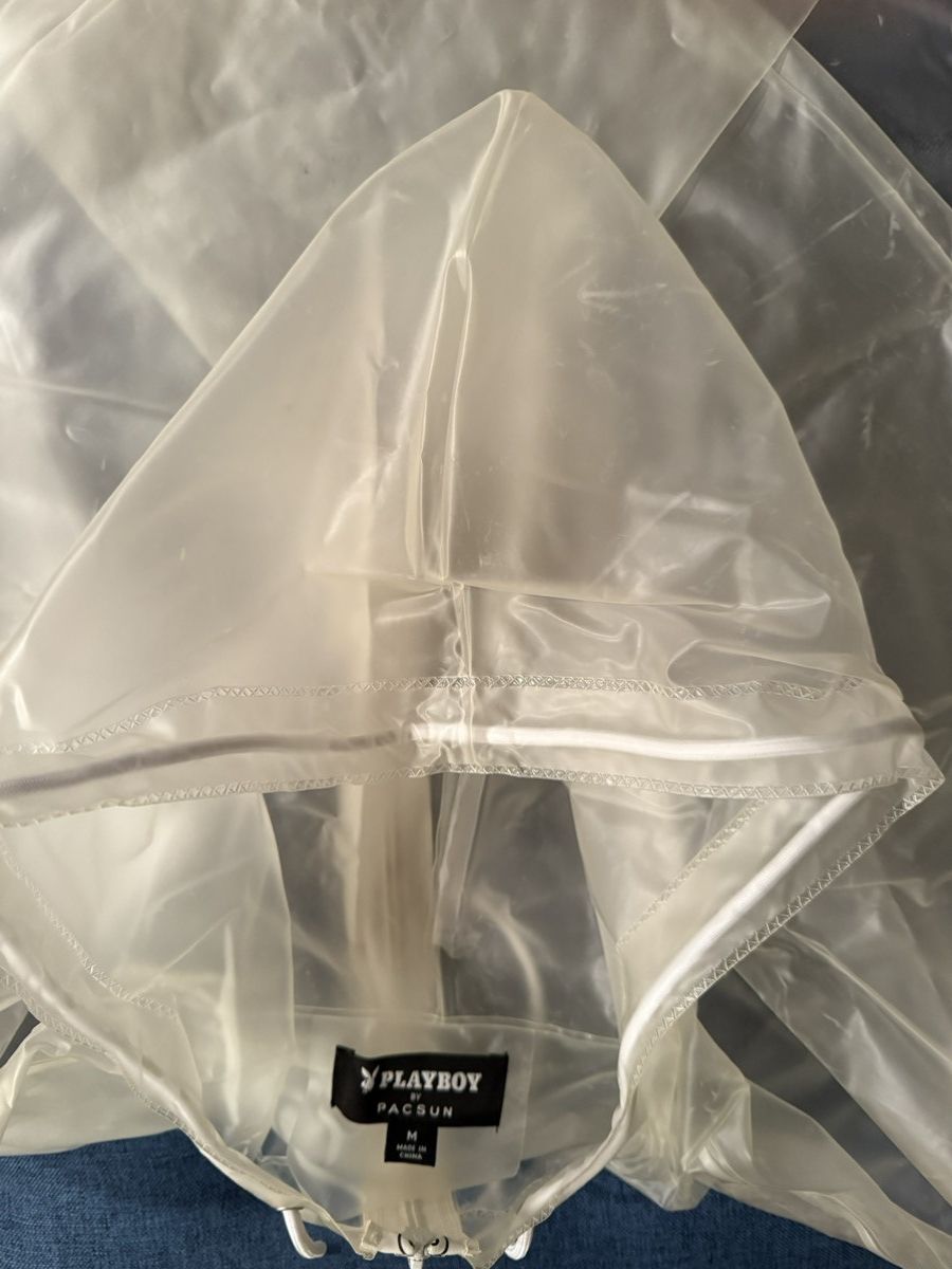 Pacsun × Playboy Playboy by PacSun Clear PVC Rain Jacket Size US M / EU 48-50 / 2 - 6 Thumbnail