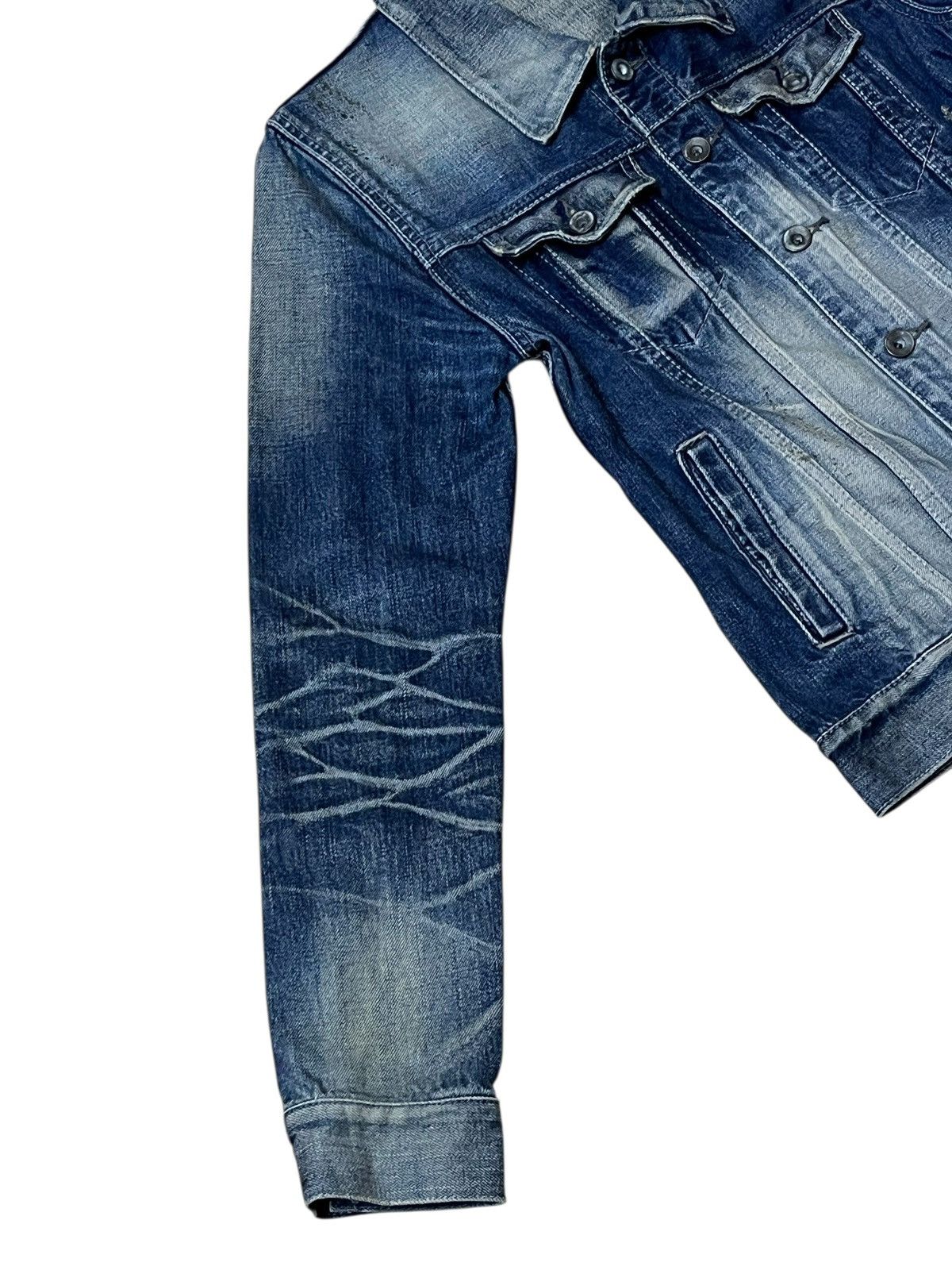 GOSTAR DE FUGA Archival japanese GOSTAR DE FUGA dirt trucker denim jacket Size US XS / EU 42 / 0 - 6 Thumbnail