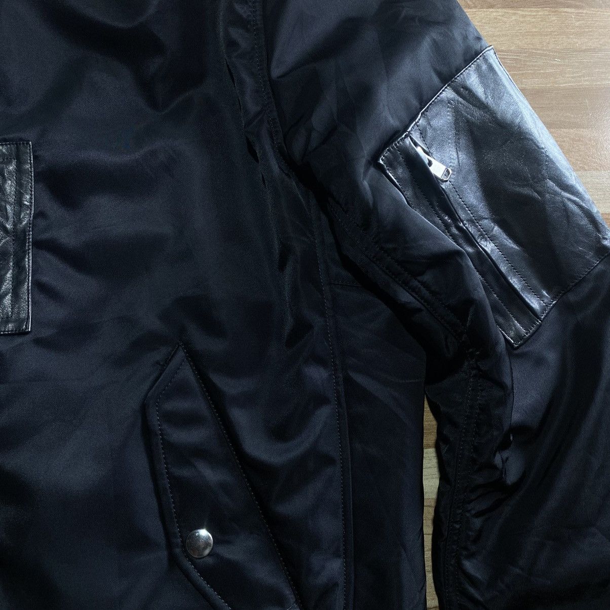 Japanese Brand ACANTHUS JAPANESE BRAND "LIMONTA MA-1" 2019 AW Jacket Size US XL / EU 56 / 4 - 4 Thumbnail