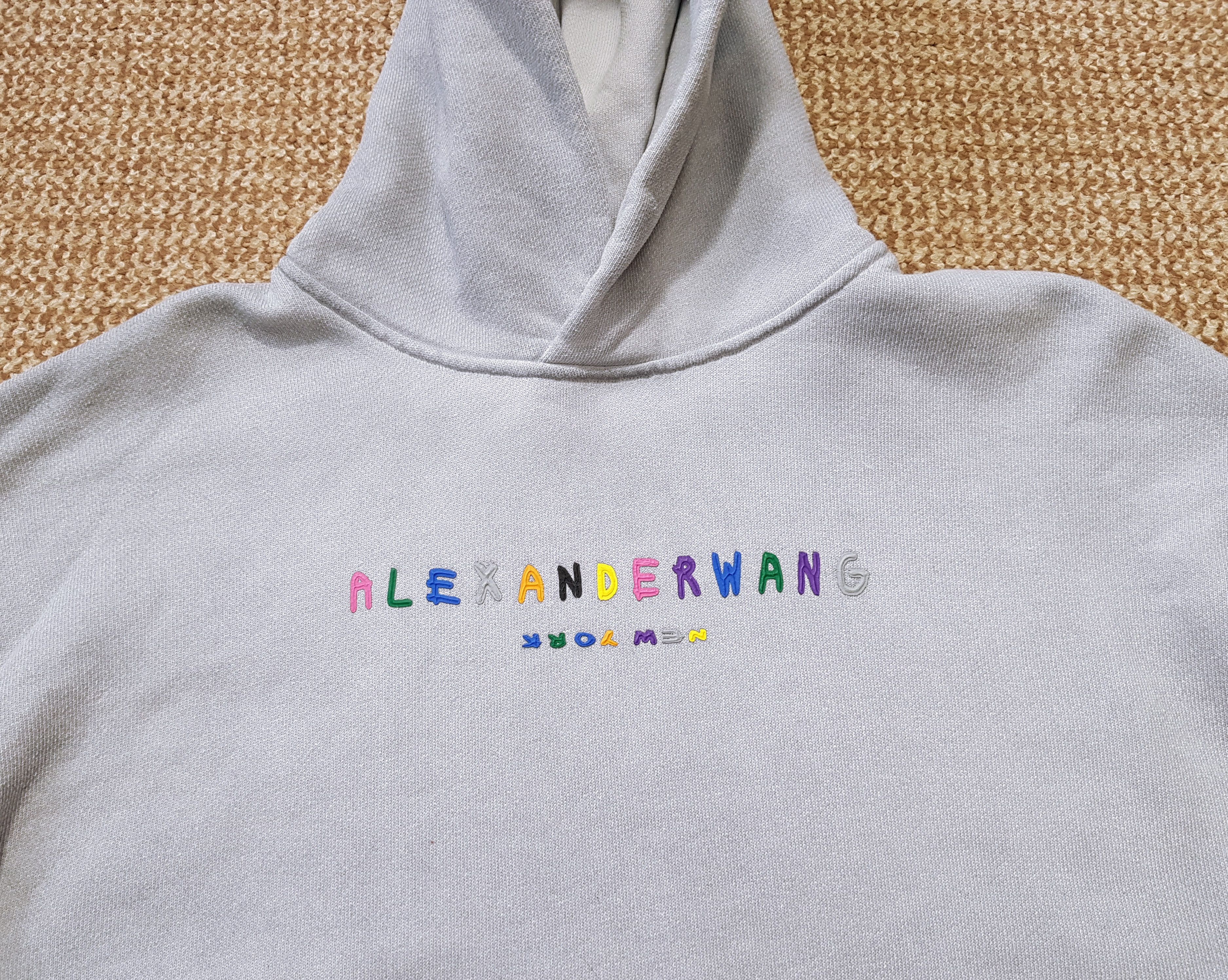 Alexander Wang Alexander Wang Women's Logo Detailed Hoodie Sweatshirt XXS Size XXS / US 00 / IT 34 - 8 Thumbnail