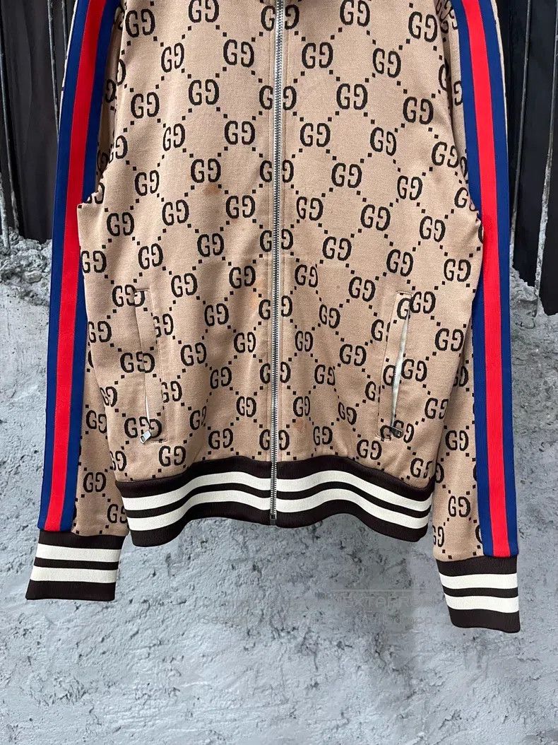 Gucci Gucci Full logo zipper jacket Size US S / EU 44-46 / 1 - 4 Thumbnail