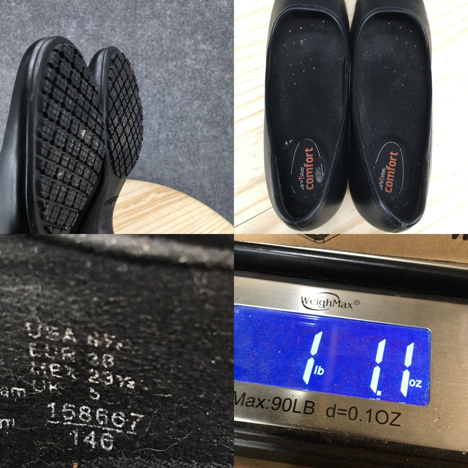 Vintage SafeStep Prediction 24/7 Pump Heels Black Faux Leather Cuban Casual 6.5 Womens Size US 7 / IT 37 - 9 Thumbnail