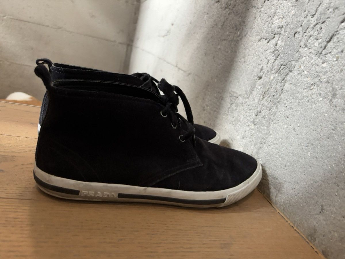 Prada Prada- High Top Sneakers Size US 9.5 / EU 42-43 - 4 Thumbnail