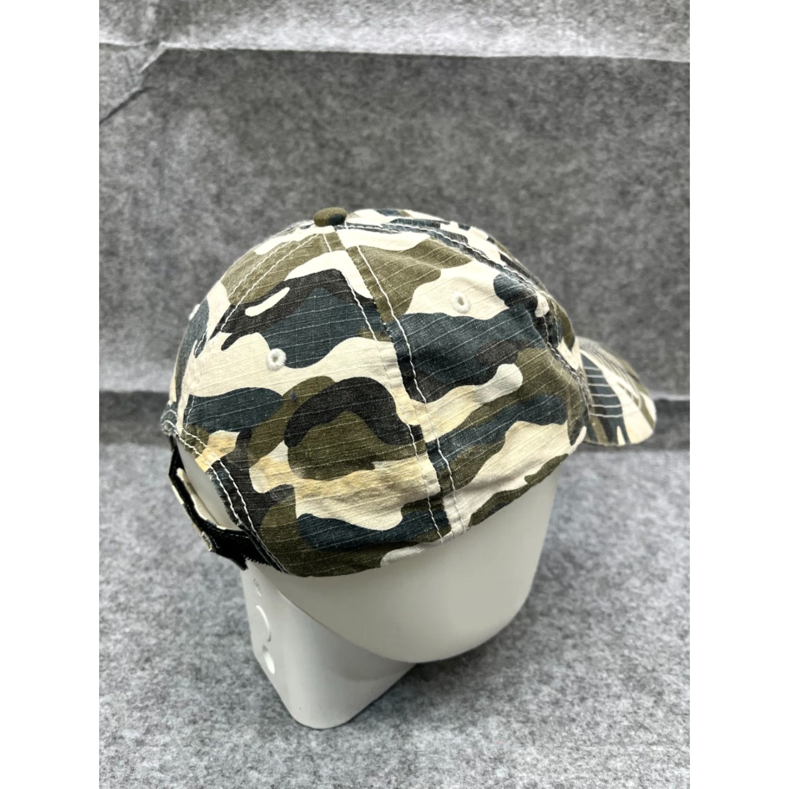 Express Standard Express Hat Cap Adjustable One Size Blue Camo 100% Cotton Baseball Cap Mens Str aight Size ONE SIZE - 7 Thumbnail
