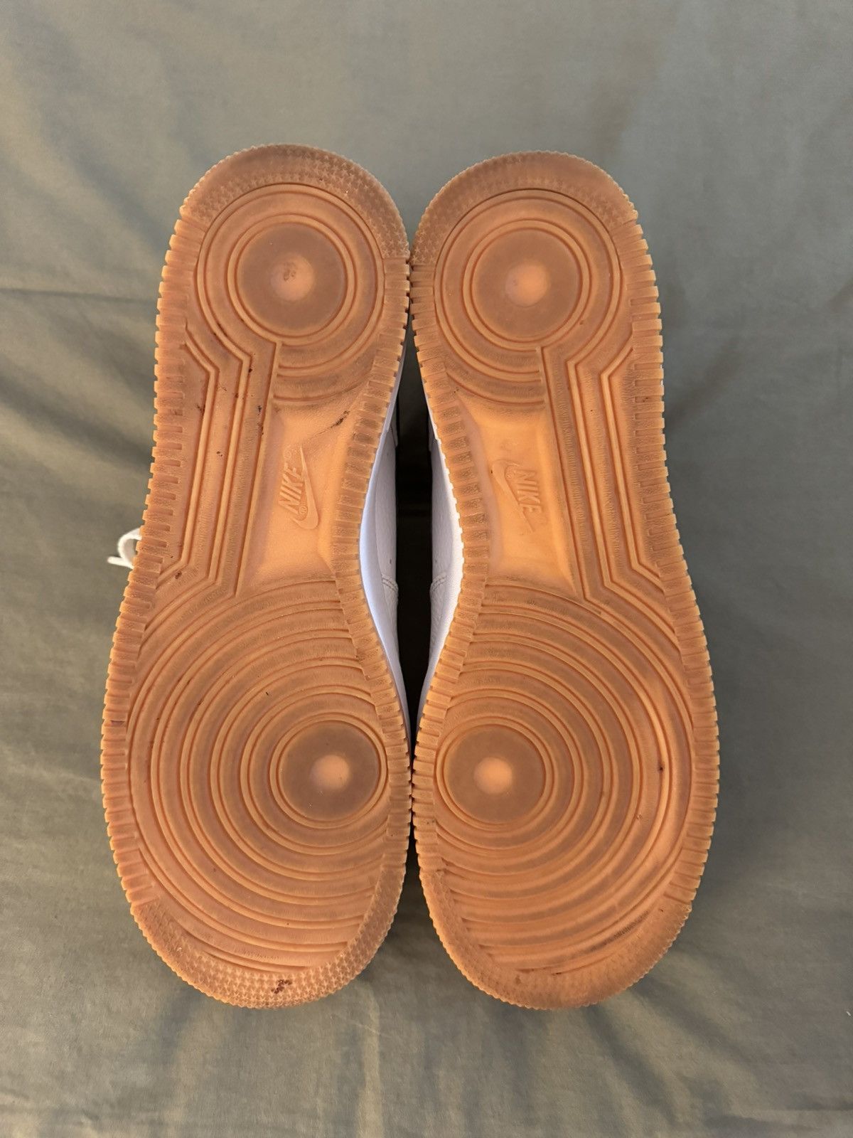 Nike Air Force 1 AF1 Low ‘07 White Obsidian Gum 11.5 Size US 11.5 / EU 44-45 - 6 Thumbnail