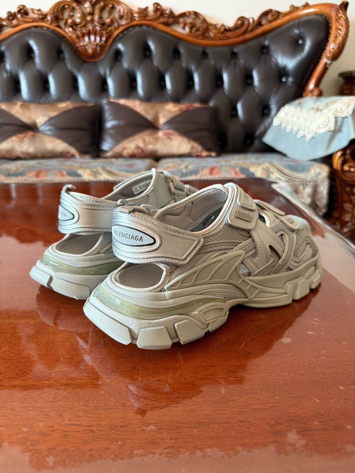 Balenciaga Balenciaga Classic Dad Sandal (40, Size Up) Like New Size US 9.5 / IT 39.5 - 4 Thumbnail