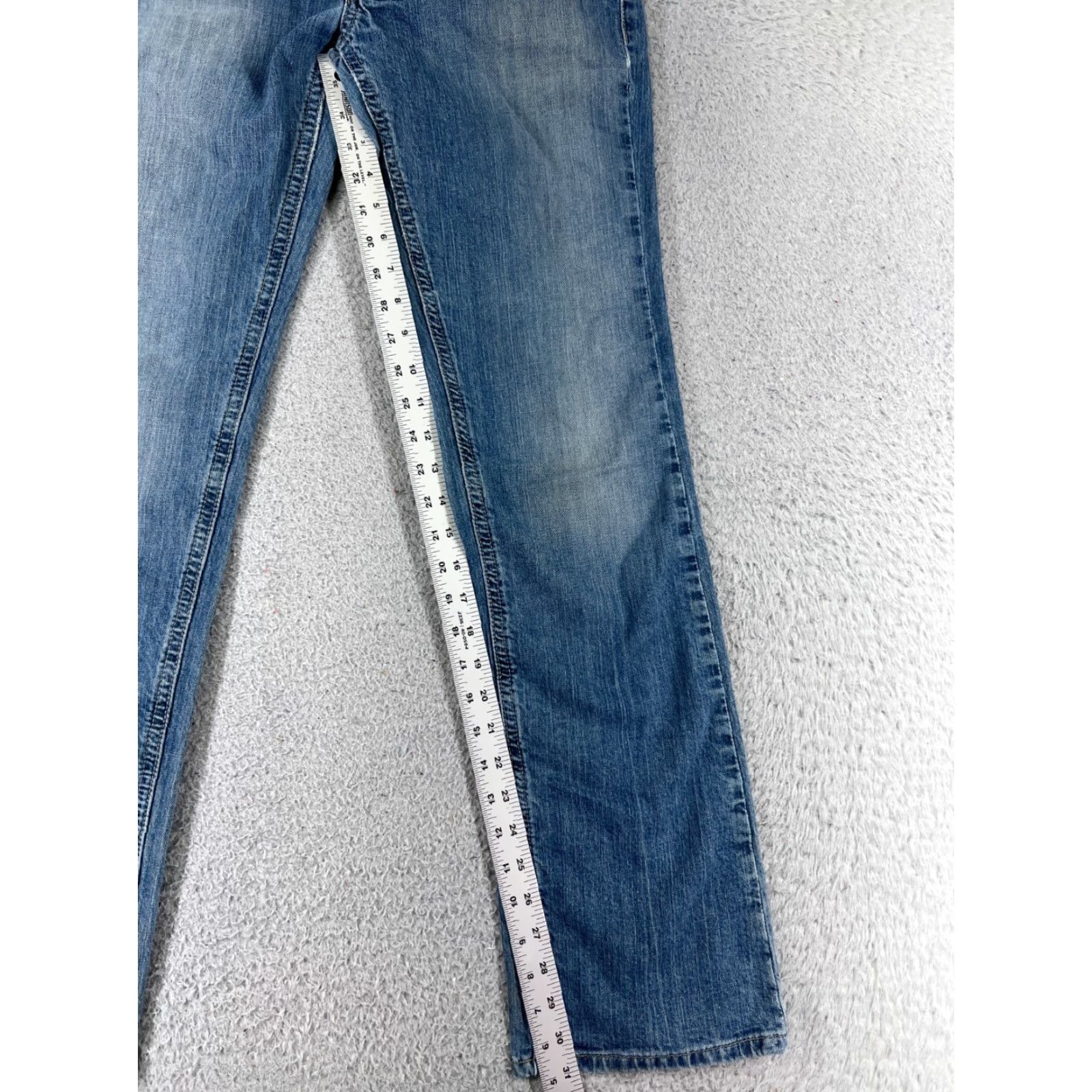 Carhartt Carhartt Jeans Womens 27 Blue Denim Bootcut 5-Pocket Regular Inseam 31 Cotton Blend Stretch Hem Wear Vintage No Size 27" / US 4 / IT 40 - 7 Thumbnail