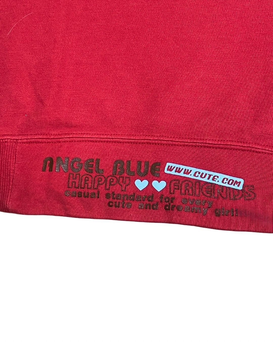 Angel Blue Angel Blue "All Stars" Red Pocket Sweatshirt Size M / US 6-8 / IT 42-44 - 7 Thumbnail